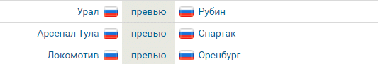 Расписание игр в чемпионате России 21 марта